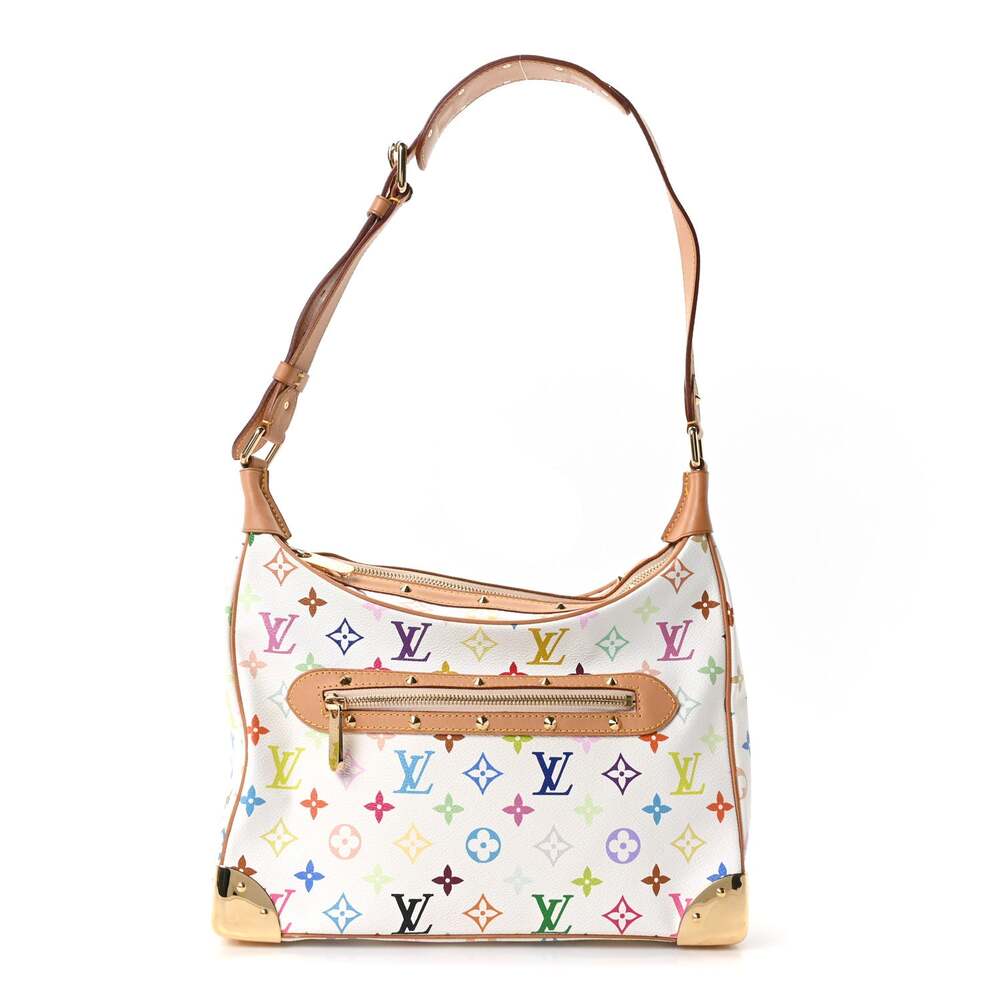 Louis Vuitton Multicolor Boulogne White #261723L18B